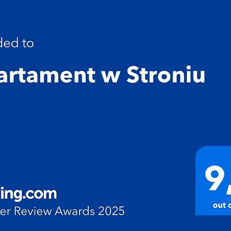 Apartament W Stroniu Строне-Шльонське Екстер'єр фото